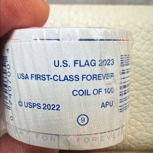 10 Rolls Forever U.S. Flag Stamps 2023